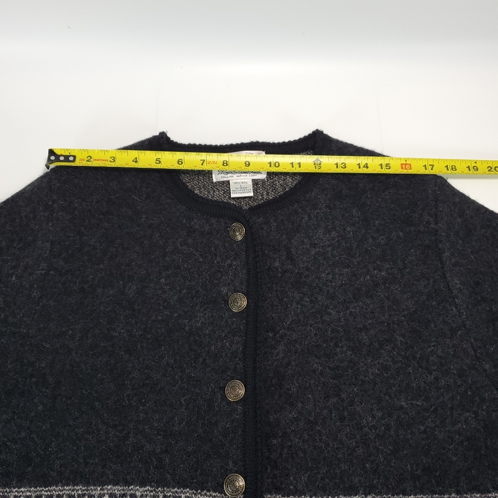 Tally Ho 100% Wool Button Front Sweater - Picture 7 of 9